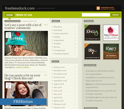 30 Themes preparados para WordPress 2.7 e 2.8