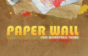 release Free WordPress Theme: Paper Wall