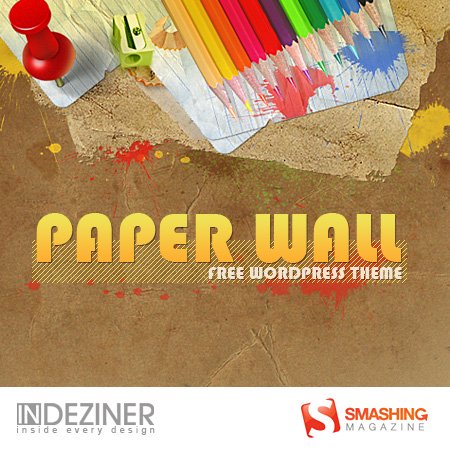 release - Free WordPress Theme: Paper Wall