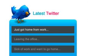 latest_tweets Inserir os últimos tweets no WordPress