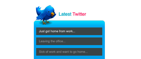 Inserir os últimos tweets no Wordpress latest_tweets