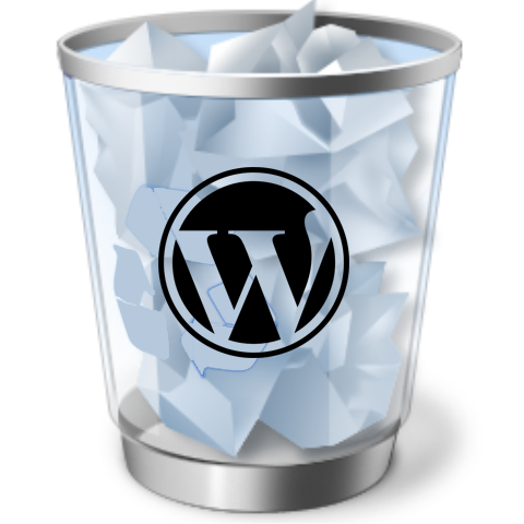 wordpress trash - WordPress 2.9 en WordPress.com