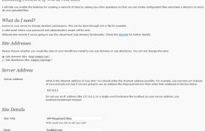 Primeiras imagens de WordPress 3.0 Multisite