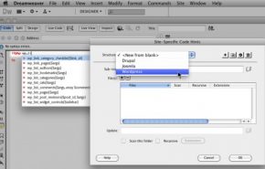 Dreamweaver CS5 inclui suporte para o WordPress