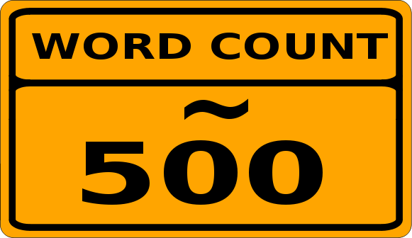 Como definir um número mínimo de palavras por post 581px Word Count 500.svg  - Como definir um número mínimo de palavras por post