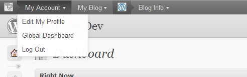 WordPress 3.1-alpha adminbar - WordPress 3.1-alpha