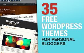 35 WordPress Temas gratis para o seu Blog Pessoal
