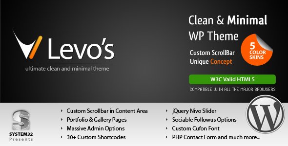01 screenshot - Levos 5 em 1, um theme WordPress Premium