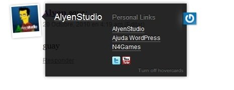 gravatar hovercards - Perfis (hovercards) no seu Gravatar
