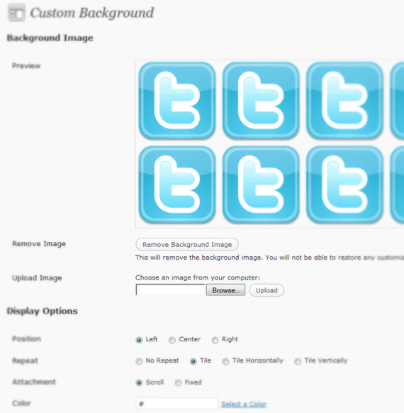 fundo personalizado custom background wordpress 3.0 - Como adicionar fundos personalizados no seu WordPress