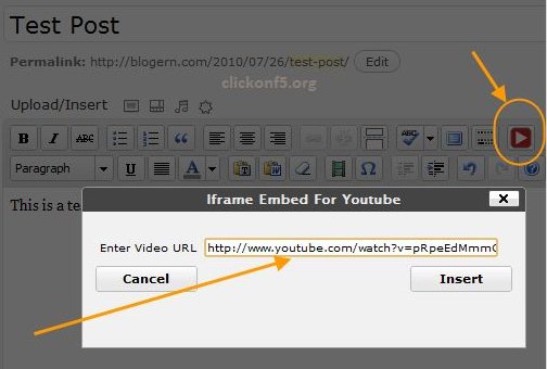 iframe youtube wordpress - Como colocar videos do Youtube no WordPress com suporte HTML5