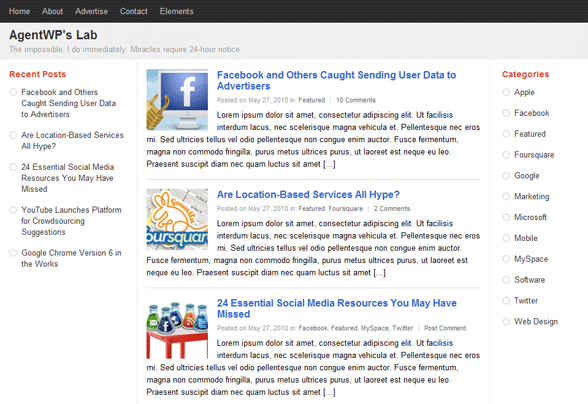plustheme wordpress theme - PlusOne tema WordPress similar a Google+