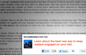 SimpleReach Slide, plugin WordPress para recomendar conteúdo