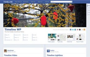 Timeline WP, tema para wordpress