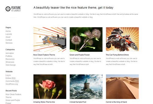 ferat - Temas gratuitos de WordPress: 25 melhores de 2011.